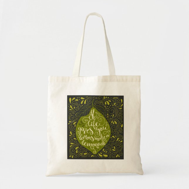 If Life Gives You Lemons Make A Lemonade Tote Bag (Front)