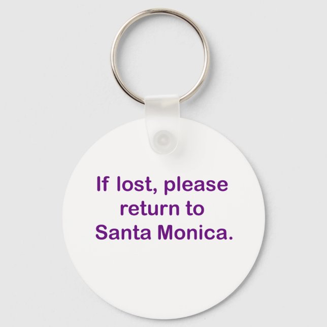 If Lost, Please Return Key Ring (Front)