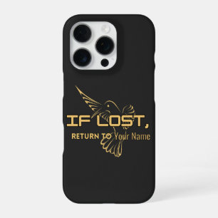 If Lost Return To – Personalized Name iPhone 16 Pr iPhone 16 Pro Case