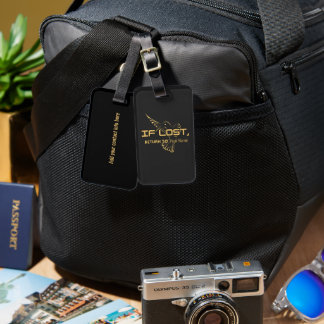 If Lost Return To – Personalized Name Luggage Tag