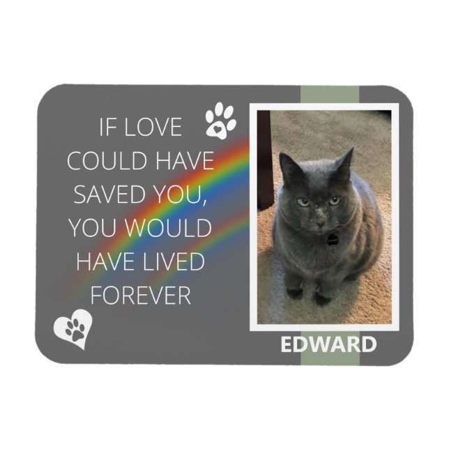 If Love could have Saved You Pet Memorial Magnet (Horizontal)