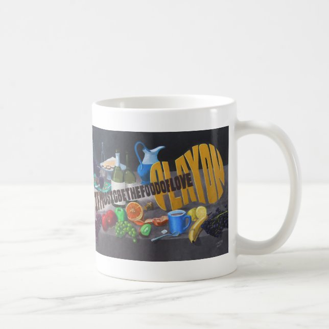 If Music Be The Food Of Love Coffee Mug (Right)