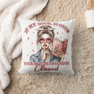 If My Book Is Open...  Cushion