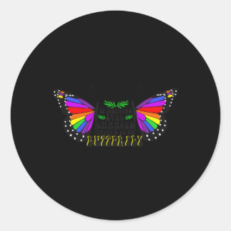 If Nothing Ever Changed There'D Be No Butterflies  Classic Round Sticker