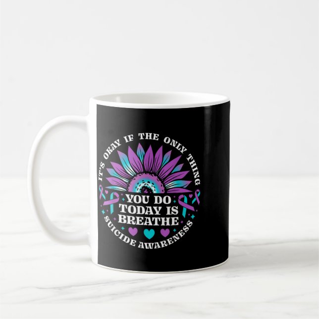 If Only Thing Do Is Breathe Prevention Artwork Coffee Mug (Left)