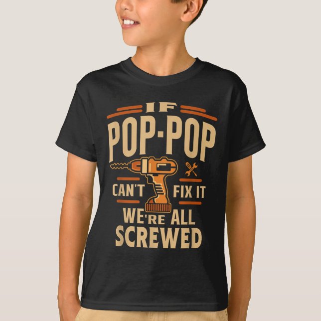 If P-p Cant Fix It - Grandparents Day  T-Shirt (Front)