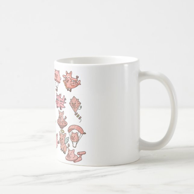 If pigs could fly coffee mug (Right)