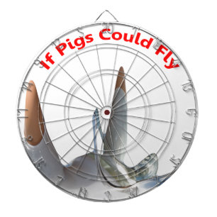 If Pigs Could Fly Dartboard