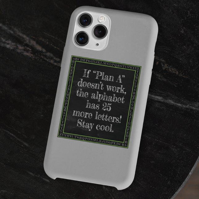 If Plan "A" Doesn't Work...   Case-Mate iPhone Case (Creator Uploaded)