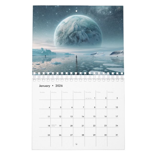 If Planet Were Months Calendar (Jan 2026)