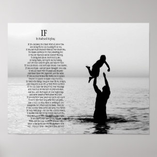 If Poem by Rudyard Kipling Poster