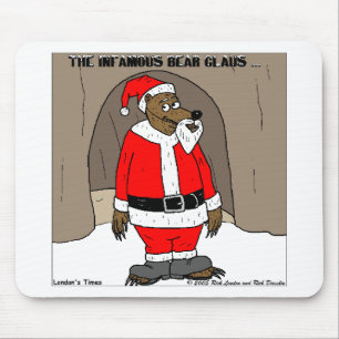 If Santa Clause The Bear Fun Christmas Gifts Tees Mouse Pad