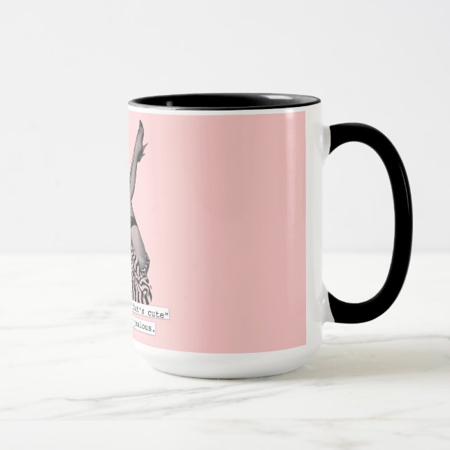 If Someone Say That's Cute Retro PinUp Girl Mug (Right)