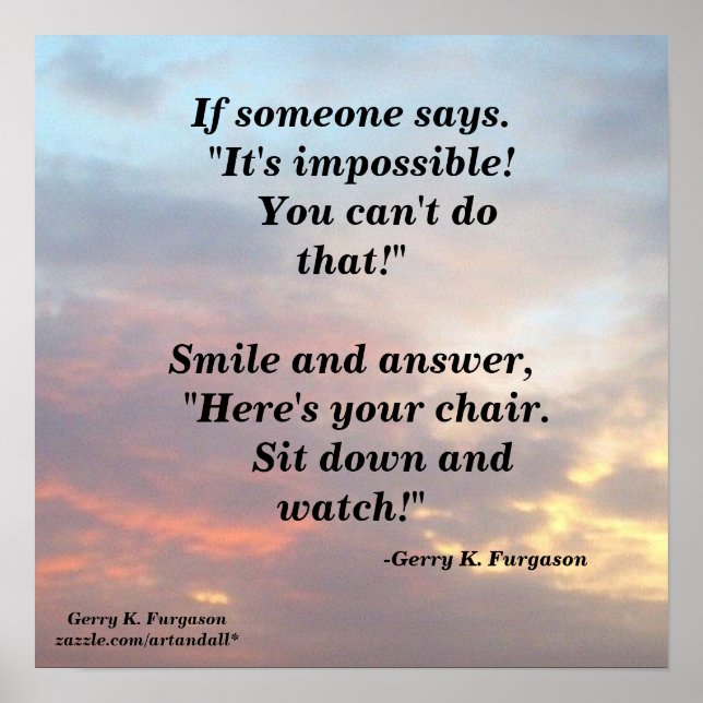 IF SOMEONE SAYS POSTER (Front)