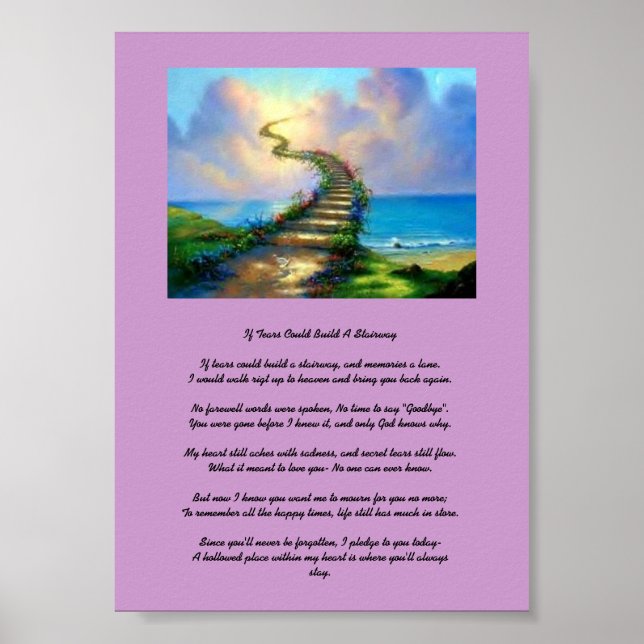 If Tears Could Build A Stairway Poster (Front)