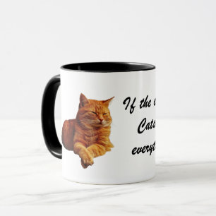 If the earth was flat... mug
