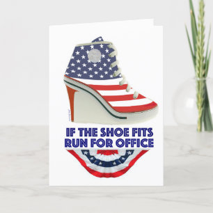 If the Shoe Fits Customisable Birthday Card