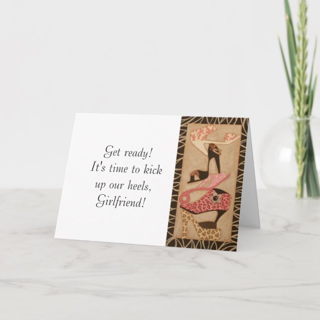 If the Shoe Fits!: Fun Fashion Birthday Card (Front)