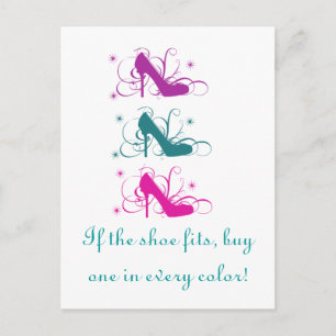 If The Shoe Fits Postcard