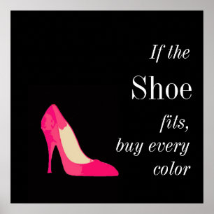 if the shoe fits poster