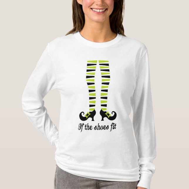 If the shoes fit funny Halloween T-shrt T-Shirt (Front)