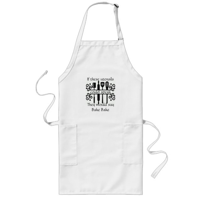 If These Utensils Could Speak Apron (Front)