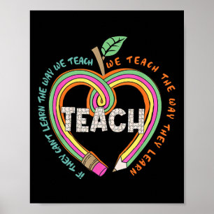 If They Can't Learn The Way We Teach Special Ed Te Poster