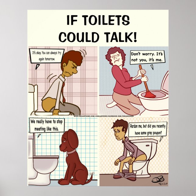 If Toilets Could Talk Poster (Front)