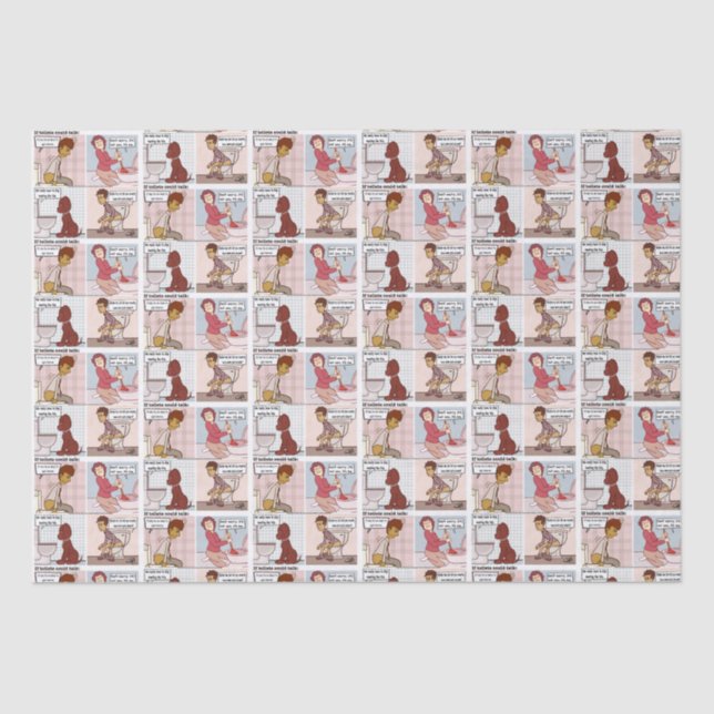 If Toilets Could Talk Tissue Paper (Front)