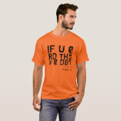 IF U Ø RD THS, U Ø DBT T-Shirt (Front Full)