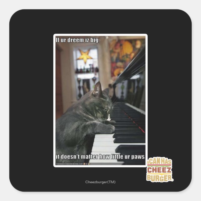 If ur dreem is big square sticker (Front)