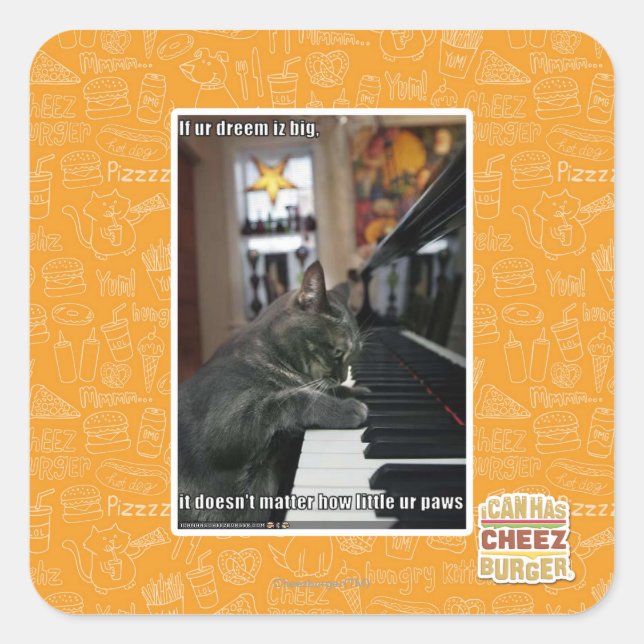 If ur dreem is big square sticker (Front)