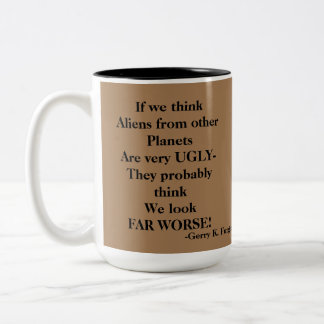 IF WE THINK Two-Tone COFFEE MUG