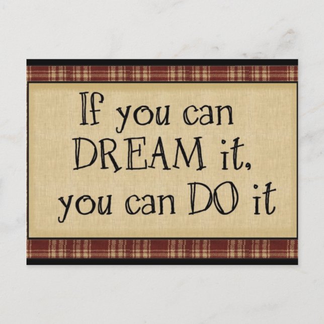 If You Can Dream: Postcards (Front)