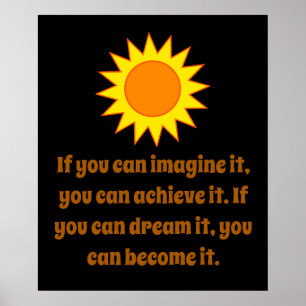 If You Can Imagine It - Creativity Quote Poster