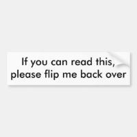 If you can read this,please flip me back over