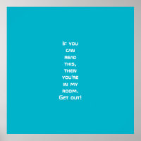 If you can read this...