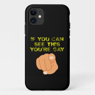 If You Can See This You're Gay Funny LGBTQ Case-Mate iPhone Case