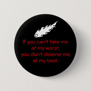 if you can't.. 6 cm round badge