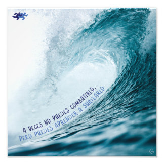 "If you can't fight it, you can surpass it" Photo Print