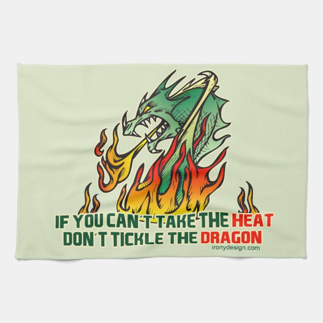 If You Can't Take The Heat Tea Towel (Horizontal)