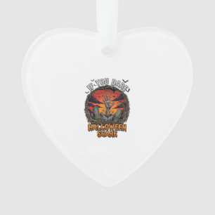 If You Dare Halloween Scare Zombie Hand Tombstone_ Ornament