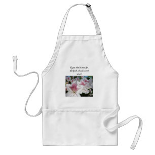 If you don't care for the food, drink more wine! standard apron