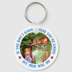IF YOU DON'T WHERE YOU'RE GOING, ANY PATH WILL DO KEY RING