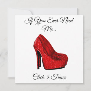 If You Ever Need Me Note Card
