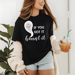 If You Got It Haunt It Ghost Halloween Tri-Blend Shirt