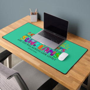 If You Have Good Thoughts They Will Shine Out Desk Mat