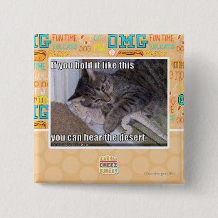If you hold it like this 15 cm square badge