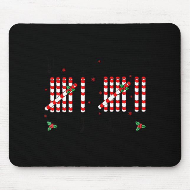 If You Know You Know 6 7 Meme Tally Marks Counting Mouse Pad (Front)