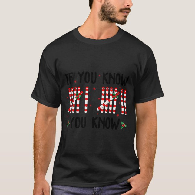If You Know You Know 6 7 Meme Tally Marks Counting T-Shirt (Front)